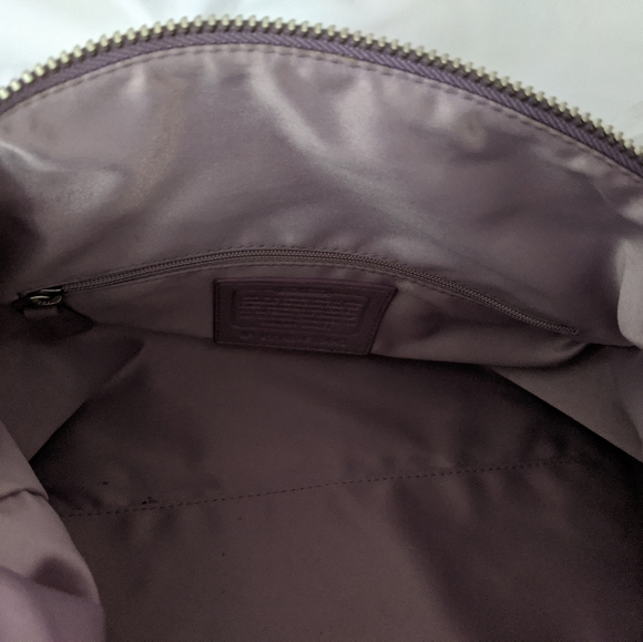 Coach Ashley Signature Sateen Satchel Bag - Picture 9 of 16